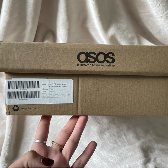 NWT ASOS Aidan Harness Western Ankle Boot - Picture 7 of 7